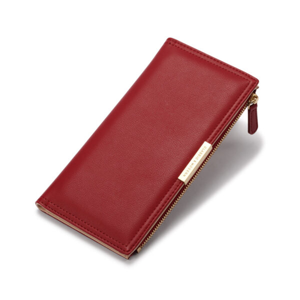 Geldbörsen Und Taschen Mode Einfarbig PU Geldbörse Universal #3304 – Bild 2