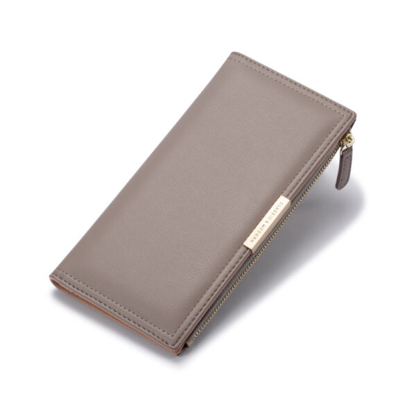 Geldbörsen Und Taschen Mode Einfarbig PU Geldbörse Universal #3304 – Bild 3
