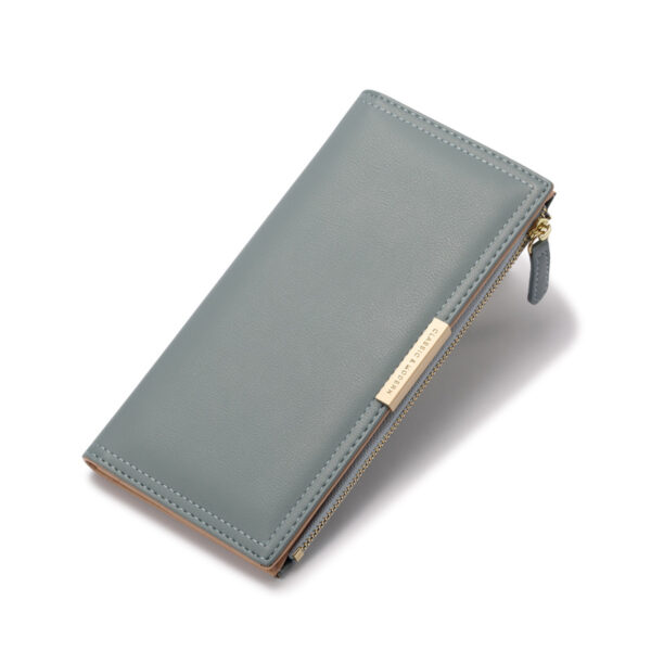 Geldbörsen Und Taschen Mode Einfarbig PU Geldbörse Universal #3304 – Bild 4